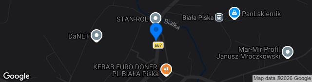Map showing Stadion Miejski przy Zespole Szkół nr 1