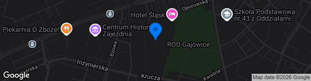 Map showing Stadion Oporowska