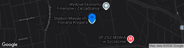 Map showing Stadion Miejski Skolwin