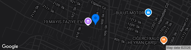 Map showing Batman 19 Mayıs 2 Nolu Sentetik Saha