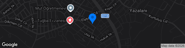 Map showing Mut İlçe Stadı