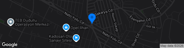 Map showing Mimar Yahya Baş Stadı