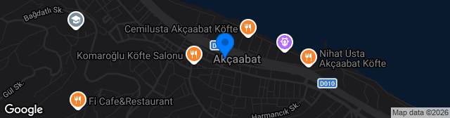 Map showing Fatih Stadyumu