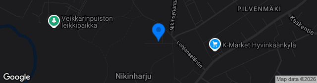 Map showing Hyvinkää UP Nurmi