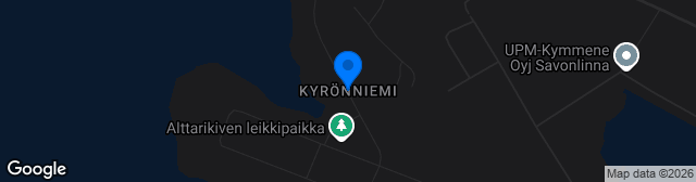 Map showing Kyrönniemi UK N
