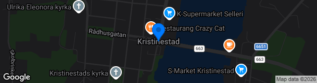 Map showing Kristiinankenttä