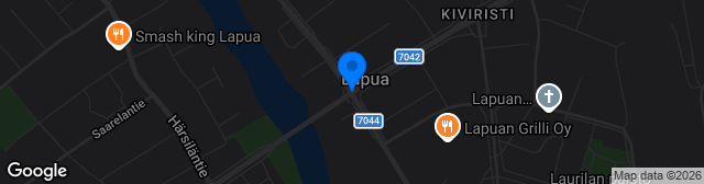 Map showing Lapuan keskuskenttä