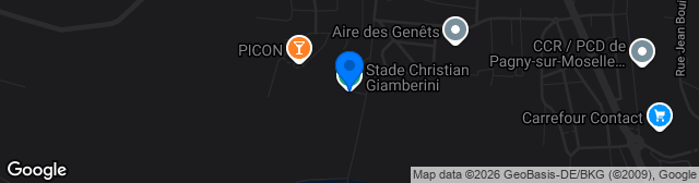 Map showing Stade Omnisports Christian Giamberini