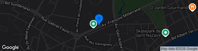 Map showing Stade Léo Lagrange