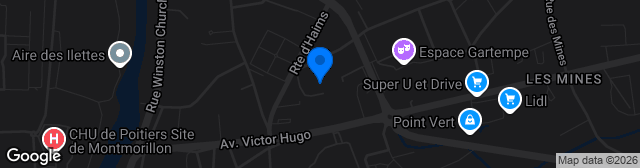 Map showing Stade Jean Ranger