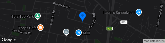 Map showing Turner's Cross