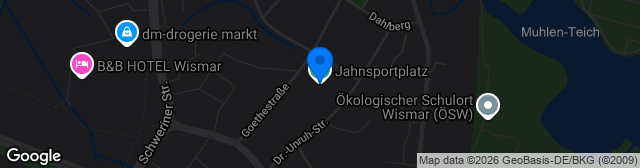 Map showing Jahnsportplatz