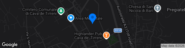 Map showing Stadio Comunale Simonetta Lamberti