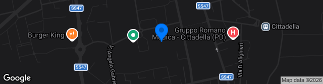 Map showing Stadio Pier Cesare Tombolato