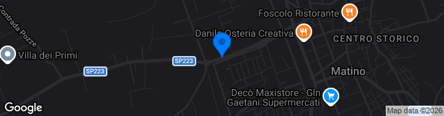 Map showing Stadio Comunale Via del Mare