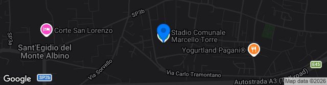 Map showing Stadio Marcello Torre