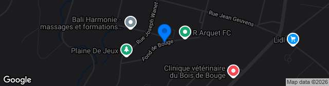 Map showing Fond De Bouge