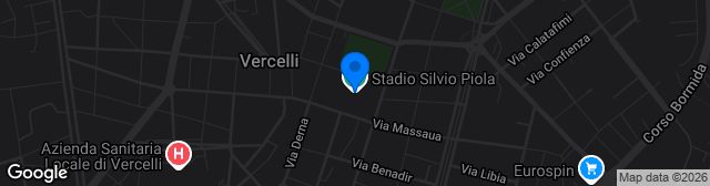 Map showing Stadio Silvio Piola