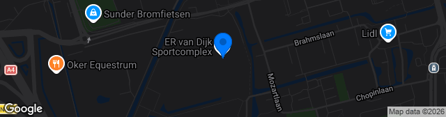Map showing Sportpark Den Hoorn