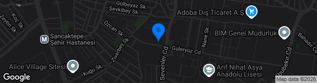 Map showing 15 Temmuz Stadı
